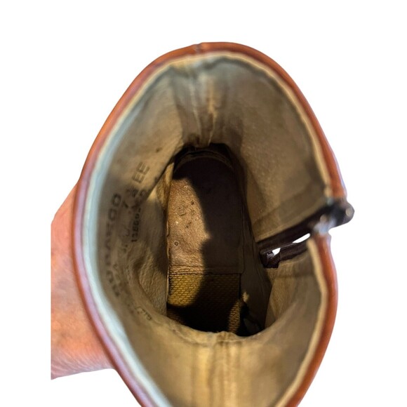 Durango Mens Leather Boots Ankle Zip Up Cowboy Western TR824 Brown Size … - Picture 7 of 11